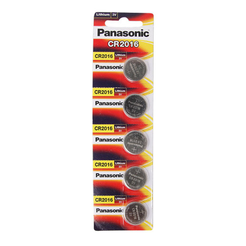 Panasonic CR2016 3 Volt Lithium Coin Battery 25 Pack