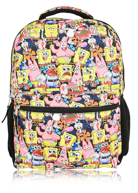 Nickelodeon SpongeBob SquarePants Backpack | Officially Licensed Spongebob Bookbag for Boys, Girls, Kids, Adults Nickelodeon SpongeBob SquarePants Backpack | Officially Licensed Spongebob Bookbag for Boys, Girls, Kids, Adults