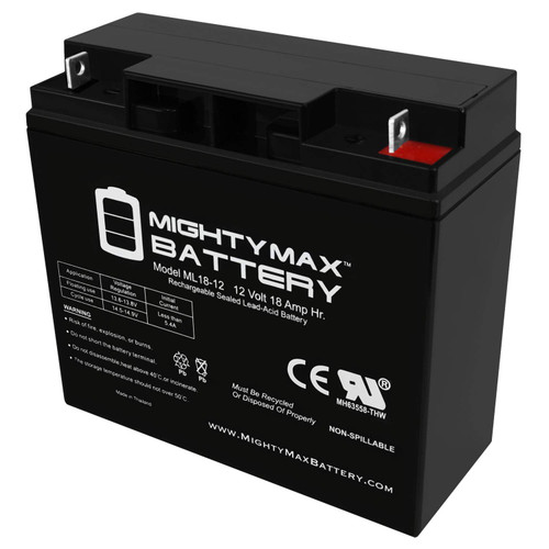 12V 18AH SLA Battery Replaces Schumacher XP2260 Power Source