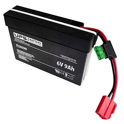 Kid Trax Replacement 6V Battery for Avigo 6-Volt Mini Cooper, Avigo 6-Volt Audi R8 Spyder, Avigo 6-Volt Wildfire Quad, Avigo 6-Volt Mercedes by UPSBatteryCenter
