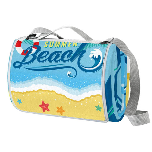 Handy Picnic Outdoor Blanket, Waterproof Blankets Foldable Beach Picnic Mat for Camping on Grass Picnic Blankets (Summer Beach Blue Sea) Handy Picnic Outdoor Blanket, Waterproof Blankets Foldable Beach Picnic Mat for Camping on Grass Picnic Blankets (Summer Beach Blue Sea)