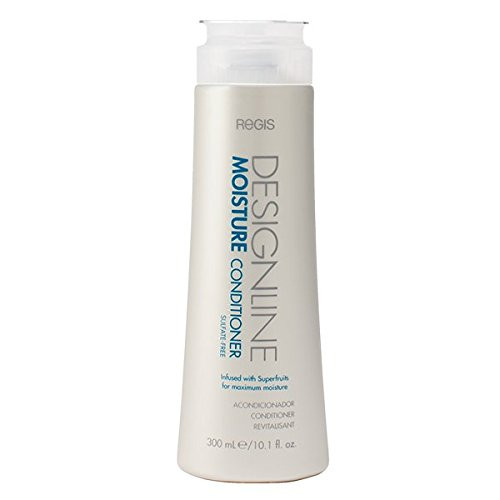 DESIGNLINE Moisture Conditioner, 10.1 oz - Regis Sulfate Free Formula Gently Moisturizes and Cleanses Hair to Keep Hair Color Safe and Healthy