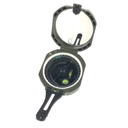 DETUCK Professional Geological Compass Lensatic Military Compass | Survival Orienteering Sighting Compass with Mirror | Navigation Pocket Compass for Hiking Camping Outdoors DETUCK Professional Geological Compass Lensatic Military Compass | Survival Orienteering Sighting Compass with Mirror | Navigation Pocket Compass for Hiking Camping Outdoors