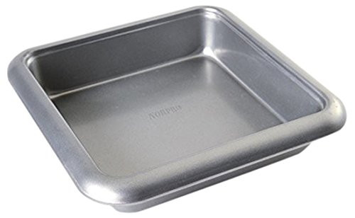 Norpro 3872 Nonstick Square Cake Pan, 8-Inch, Grey,