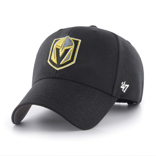 NHL Las Vegas Golden Knights MVP Adjustable Hat, One Size, Black NHL Las Vegas Golden Knights MVP Adjustable Hat, One Size, Black
