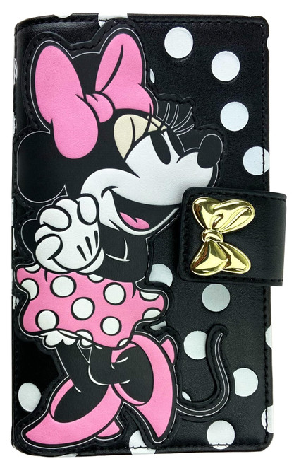 Loungefly Disney Minnie Mouse Faux Leather Wallet Snap Flap Clutch Loungefly Disney Minnie Mouse Faux Leather Wallet Snap Flap Clutch