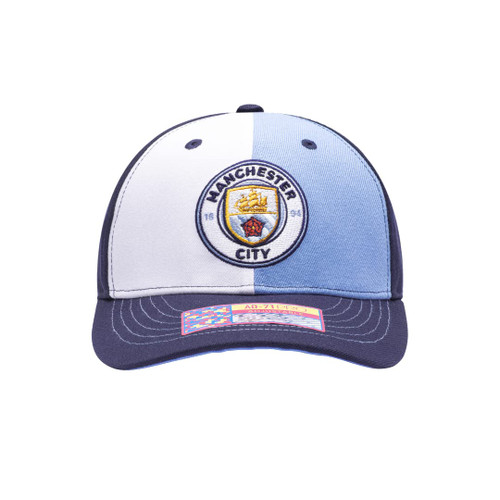 Fan Ink Manchester City 'Marina' Adjustable Slider Buckle Soccer Hat/Cap | Multicoloured