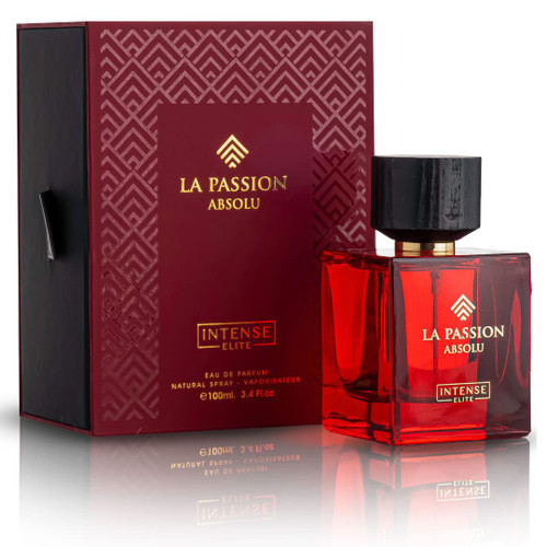 Intense Elite La Passion for Women EDP, Eau de Parfum for Women 100ML (3.4Oz), Warming & Long-lasting Women's Fragnances, Designer Perfume for Women, Best Cologne for Women, Musk & Amber Perfumes for Women.