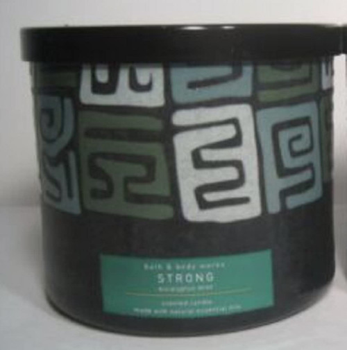 Bath & Body Works, White Barn 3-Wick Candle w/Essential Oils - 14.5 oz - 2022 Black History Month Collection! (Strong - Eucalyptus Mint)