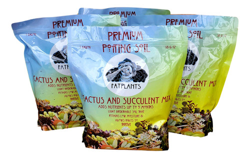 Fat Plants San Diego Premium Cacti and Succulent Potting Mix Soil - for Cactus Palm Tree Citrus Plant Grown in Gardening Containers - Indoors & Outdoors Use - with Natural Food/Fertilizer Fat Plants San Diego Premium Cacti and Succulent Potting Mix Soil - for Cactus Palm Tree Citrus Plant Grown in Gardening Containers - Indoors & Outdoors Use - with Natural Food/Fertilizer