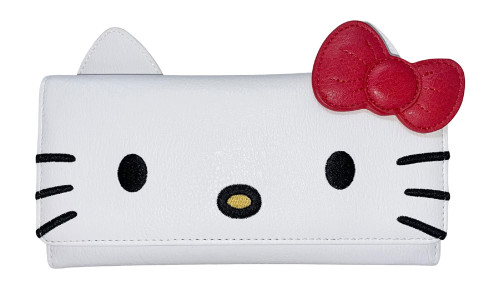 Loungefly Hello Kitty Big Face Cosplay Flap Wallet Sanrio Loungefly Hello Kitty Big Face Cosplay Flap Wallet Sanrio