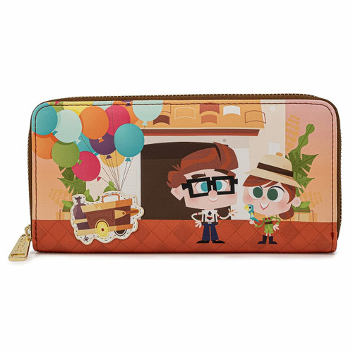Loungefly Up Working Buddies Zip Around Wallet Loungefly Up Working Buddies Zip Around Wallet