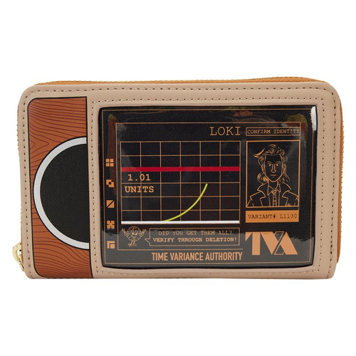 Loungefly Loki TVA Multiverse Zip Around Wallet Loungefly Loki TVA Multiverse Zip Around Wallet