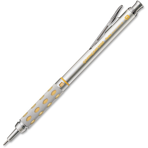 Pentel of America, Ltd PG1019G Automatic Drafting Pencil.9mm, Yellow Accent Barrel