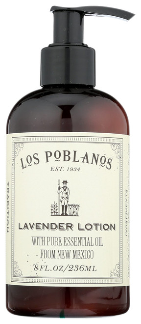 LOS POBLANOS Lavender Lotion, 8 FZ