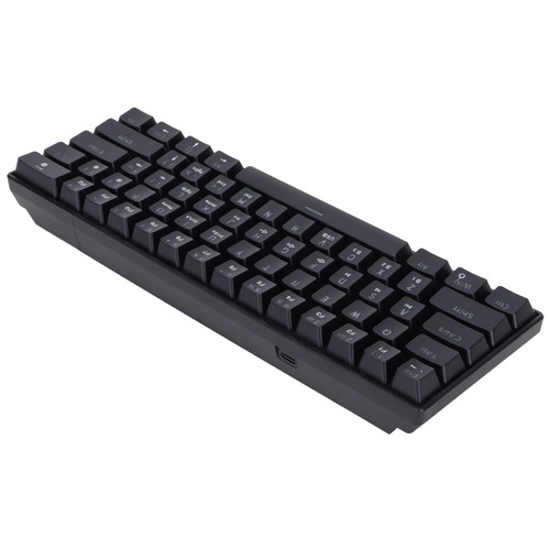 Zunate BT 5.0 Wireless Mechanical Keyboard, 61 Keys Backlit Gaming Keyboard, Dual Mode WirelessWired Computer Keyboard for Desktop and Laptop
