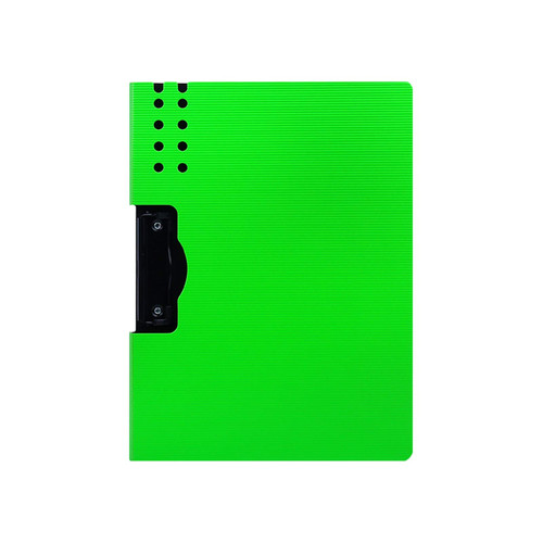 Files Folder Foldable Cover Clipboard PP File Floder Binder Resume/Conference/Legal Document Executive Organizer with Letter/A4 Size?5 Pack? Files Organizer (Color : Green)