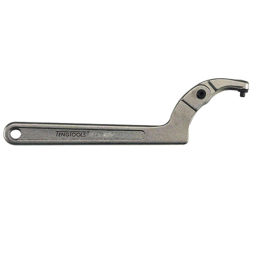 Teng Tools 2 Inch to 4-3/4 Inch (6mm Pin Size) Adjustable C Pin Spanner Hook Wrench - HP2036