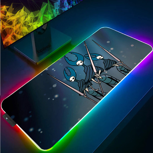Gaming Mouse Pads RGB Gaming Mouse Pad Large Hollow Knight Over Sized Glowing LED Extended Mouse Pad, Non-Slip Rubber Base Computer Keyboard Mouse Mat,Color B,300X700MM Gaming Mouse Pads RGB Gaming Mouse Pad Large Hollow Knight Over Sized Glowing LED Extended Mouse Pad, Non-Slip Rubber Base Computer Keyboard Mouse Mat,Color B,300X700MM