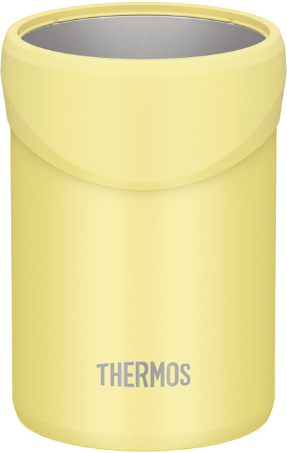 Thermos JDU-350 Y Insulated Can Holder, For 11.8 fl oz (350 ml) Cans, 2-Way Type, Yellow