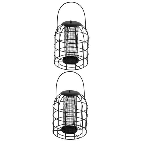 GANAZONO 2 Pcs Caged Mesh Feeder Bird Supplies Bird Catcher Outside Nut Mesh Feeder Finch Bird Feeder Cage Dome Birds Feeders for Outside Birds Feeder Supplies Parrot Breeding Cage