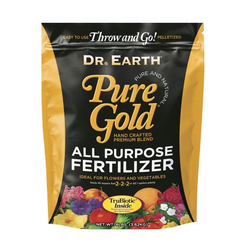 Dr. Earth Pure Gold All Purpose Fertilizer 8lb