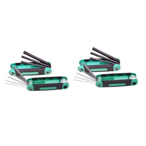 Mikikit 4 Pcs Hexagon Wrench Hexagonal Hand Tools Hex Key Wrench Allen Keys Hand Tool Short Hair Screwdriver