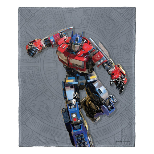 Northwest Transformers Silk Touch Throw Blanket, 50" x 60", Optimus Prime