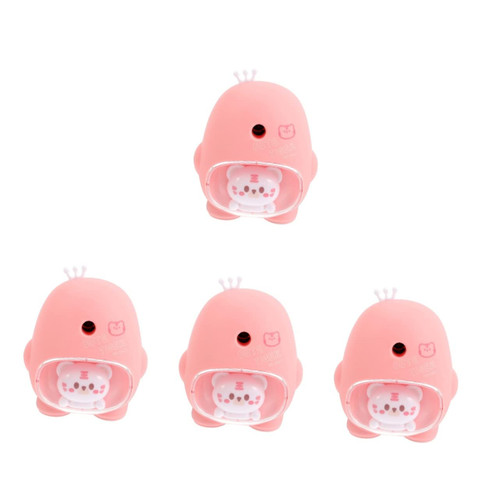 HAPINARY 4pcs Sharpener Pencil Sharpeners Handheld Manual Sharpener Handheld Pencil Sharpener Pencils Tool for Kids Sharpening Too for Pencils Stationery Student Plastic Cartoon