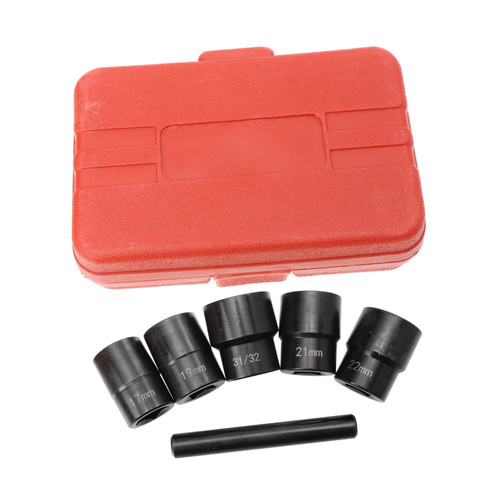 Angoily 1 Set Bolt Extractor Hand Tool Broken Screw Remover Lug Nut Remover Kit Nut and Bolt Remover Lug Nut Lock Remover Chrome-molybdenum Steel Mechanic Tools To Disassemble