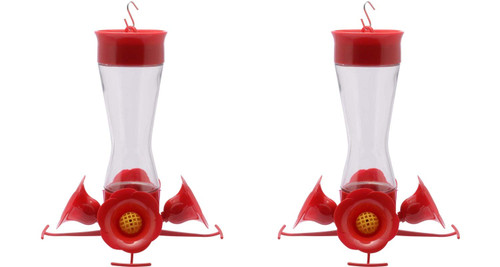 Perky-Pet 203CPBN Pinch-Waist Hummingbird Feeder, 8 oz (2 Pack)