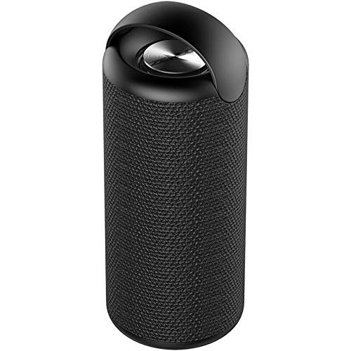 10W Bluetooth Speaker Wireless Subwoofer Portable HiFi Bass FM Radio TF Card Loudspeaker Outdoor Speaker with Mic (Size : Black)