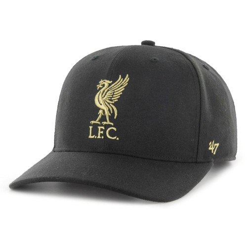 47 Brand Liverpool FC Snapback Cap EPL-CLZMT04WBP-BKA, Mens, hat, Black