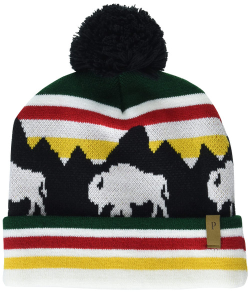 Pendleton Men's Retro Scene Beanie, Buffalo, 1-SZ