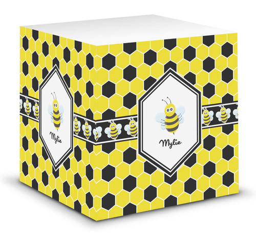 Personalized Honeycomb Sticky Note Cube