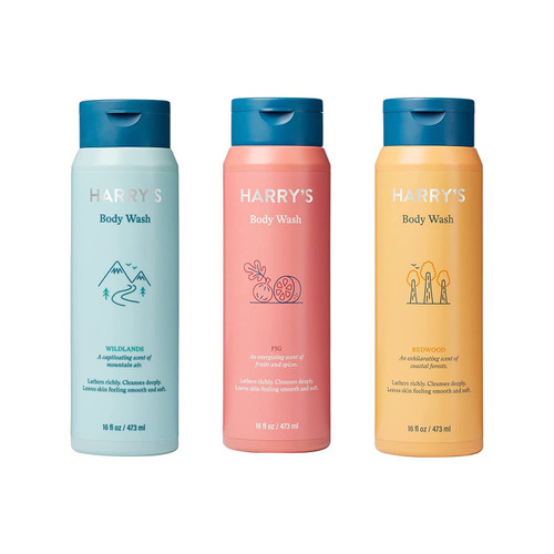 Harry's Men's Body Wash Shower Gel, Variety - Stone, Fig, Redwood (Pack of 3) Harry's Men's Body Wash Shower Gel, Variety - Stone, Fig, Redwood (Pack of 3)