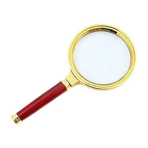 SMQHH Illuminated Magnifying, Magnifying Glass 5X Magnification Magnifier Handheld Magnifier for Science, Reading Book, Inspection