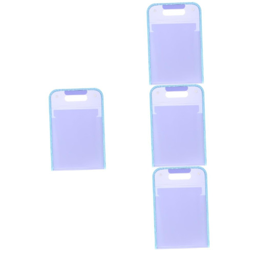 NOLITOY 4pcs File Holder Expandable Accordion Folder Document Storage Folder File Folder Bag File Pouch A4 Receipt Folder Office Folders Document Folder Scalable Office Supplies Student