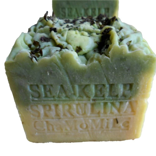 Natural Handcrafted Soap Company - Aged Sea Kelp Moss Organic Soap with Chamomile Herb