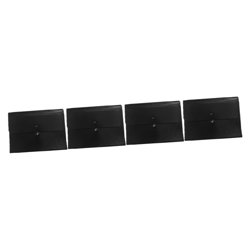 Ciieeo 4 pcs Extension Folder Document Organizer Expanding File folders Expandable Filing folders Expanding Zip File Desktop Document Folder Expandable Plastic a4 Jacket Accordion