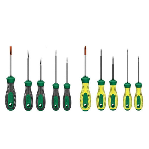 Go-thru Steel Torque For Fastening Chiseling Or Loosening Seized Screws With Slotted Magnetic Bit Magnetic Screwdriver