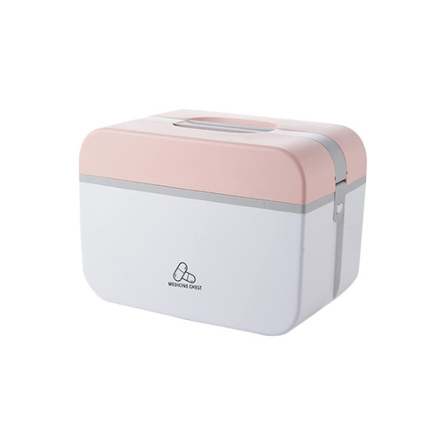 Uonlytech Medicine First Aid Kit Container First Aid Cabinet Case for Emergency Multi-layer Case Multi-functional Case Pill Box Portable
