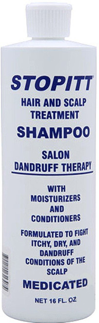 Stopitt Hair & Scalp Treatment Shampoo, 16 oz (Pack of 4)
