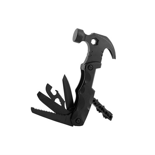 INLIMA Hammer Multifunctional Lifesaving Claw Hammer Hammer Car Lifesaving Tool (Color : Black)