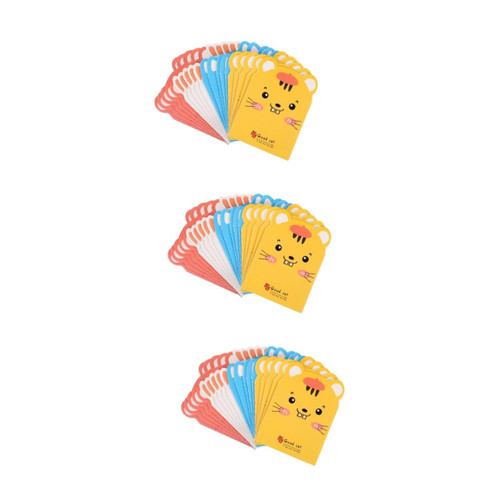 Operitacx 3pcs 20 Notebook Scratch Pads Memo Planner Children to Do Lists Daily Writing Pad Writing Pads Mini Journal Notepad Cute Small Notepad Server Note Pad Paper Record Campus Cartoon