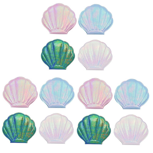 minkissy 12 Pcs Shell Double Sided Mirror Hand held Mirror Compact Mirror Small Compact Pocket Mirror Pocket Makeup Mirror Portable Mirror Portable Hand Mirror Travel pu Double Mirror Mini