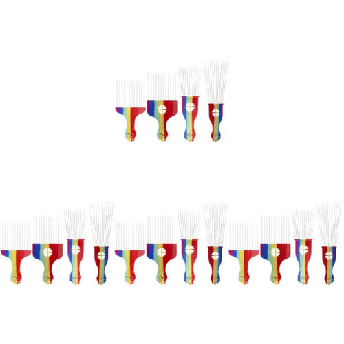 FRCOLOR 16 Pcs Men's Oil Comb Tools Hair Brush Hair Styling Comb Salon Hair Comb Men Hairdressing Comb Wide Tooth Comb Men Hair Comb Salon Hairbrush Man Household Abs Hairdressing Tool