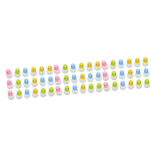 Didiseaon 54 Pcs Animal Eraser Tiny Erasers Fun Erasers Kids Pencil Erasers Novelty Erasers Egg Erasers Chicken Erasers Puzzle Erasers Animals Cute Erasers Detachable Prize Plastic Child