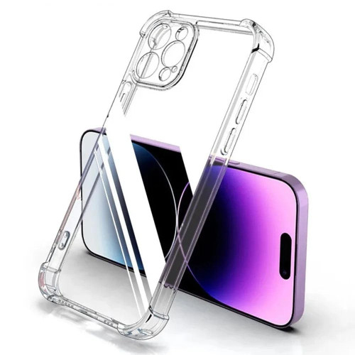 Shockproof Bumper Silicone Clear Phone Case for iPhone 15 14 13 12 11 Pro Max XS XR 7 8 Plus SE 2020 Transparent Soft Back Cover,Transparent,for iPhone 15 Plus