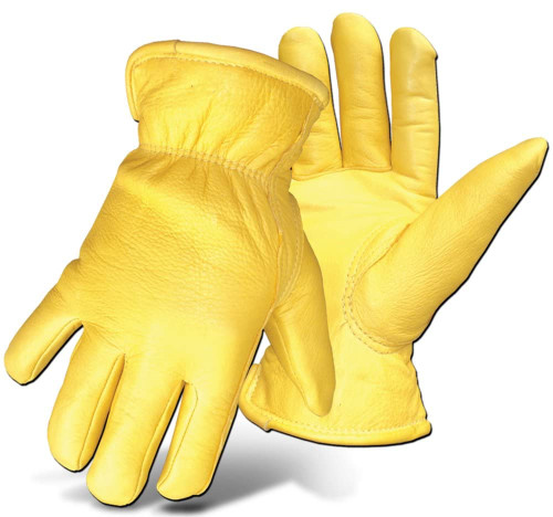 Boss Gloves 7185J Boss Therm Premium Grain Deerskin Leather Driver, Jumbo